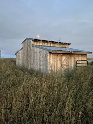 Milliron 7 Homestead barn at dusk